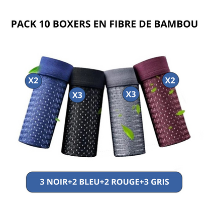 PACK BOXERS EN FIBRE DE BAMBOU | MAGGIORY